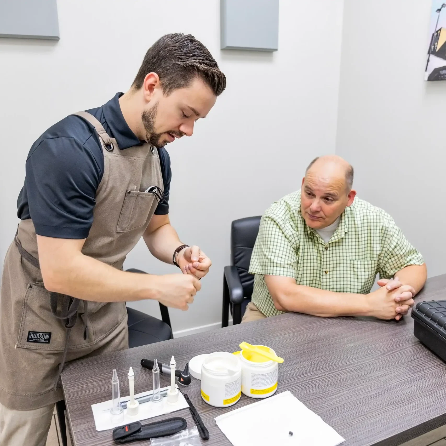 invisible hearing aid type